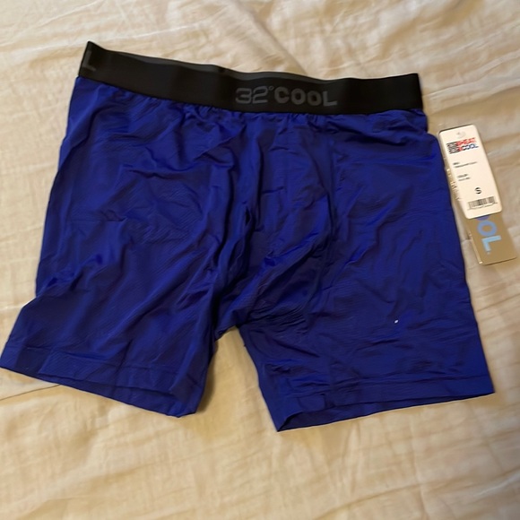 Mens 32 degrees mesh boxers blue size small - Picture 2 of 4